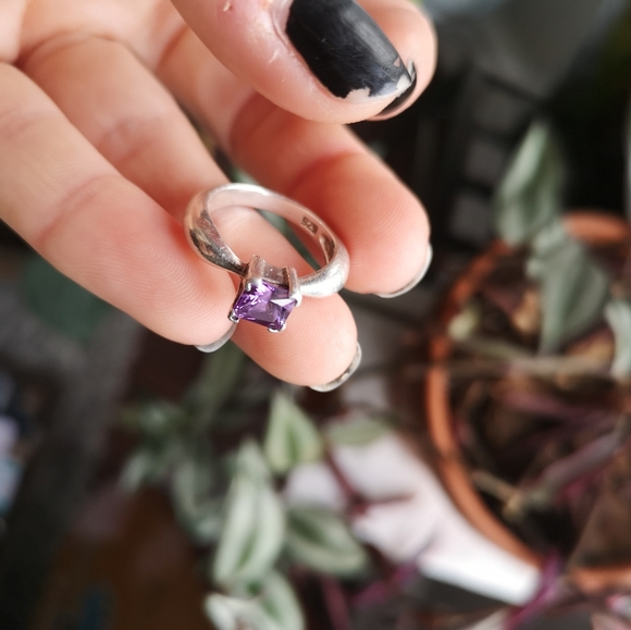 Sterling silver amethyst ring 💍 - Picture 6 of 6